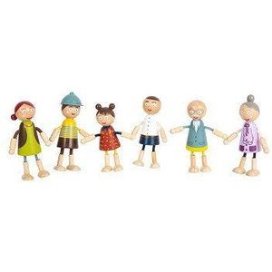 Small Foot Poppenfamilie Junior Hout 6-delig