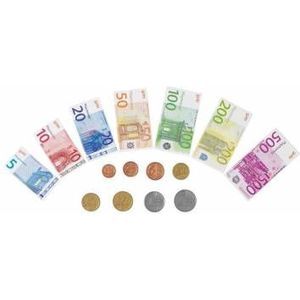 Speelgeld Goki - 116dlg set met 84 briefjes en 32 munten - Geschikt voor winkels en restaurants