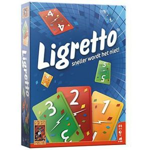 999 Games Ligretto Blauw - Hilarisch kaartspel voor 2-4 spelers vanaf 8 jaar