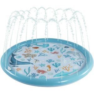 Little Dutch - Sprinklermat - Blauw - Duurzaam Materiaal - 150 cm