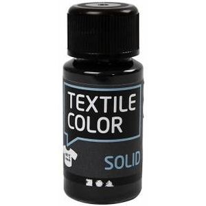 Dekkende Textielverf - Zwart, 50ml