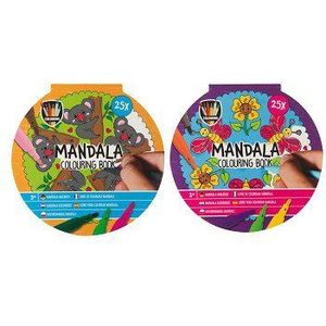 Mandala Kleurboek, 25 Kleurplaten