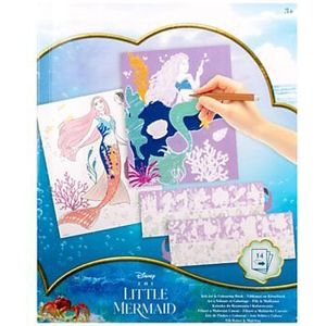 The Little Mermaid Viltkunst en Kleurboek