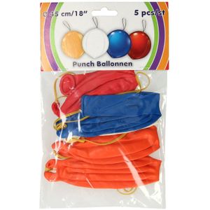 Punchballonnen 45cm, 5st.