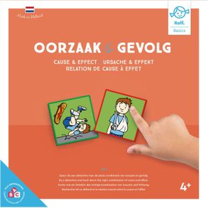 Rolf Basics - Oorzaak & Gevolg - Kinderspel - 36 Kaarten - Voor 2 Kinderen