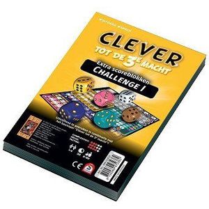 999 Games Clever tot de 3e Macht: Challenge 1 - Scoreblokken voor doorgewinterde spelers - Leeftijd 8+ - 1-4 spelers