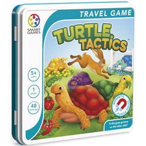 SmartGames - Turtle Tactics - denkpuzzel - vanaf 5 jaar - met magnetische puzzelstukken - 48 opdrachten