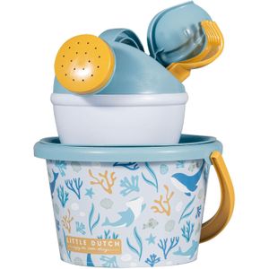Little Dutch Strandset 9,5 cm 5-delig Oceans Dream Blauw