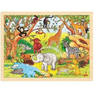 Jungle Legpuzzel - Afrika (48 stukjes)