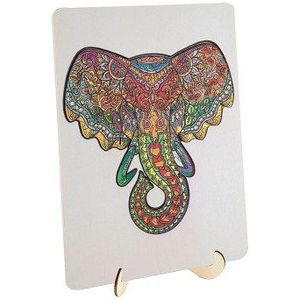 Houten Legpuzzel Olifant, 132st.