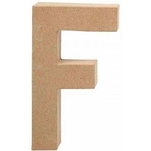 Letter Papier-maché - F, 20,5cm