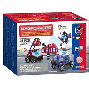 Magformers Amazing Politie & Redding Set, 26dlg.