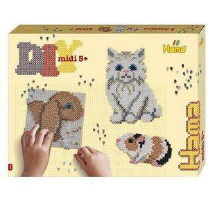 Hama Strijkkralenset Gift Box - Schattige Dieren, 4000st.