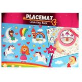Placemat Kleurboek - Eenhoorn