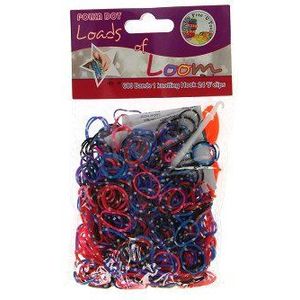 Loombands Polka Dots Set, 600st.