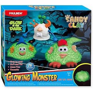 Glow in the Dark Speelzand Glowing Monsters, 500gr.