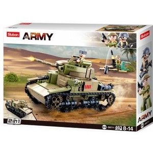 Sluban Army - Middel Grote Italiaanse Tank 2in1