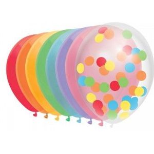 Ballonnen Regenboog, 10st.