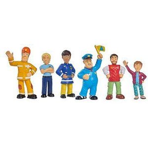 Brandweerman Sam Speelfiguren Set, 6dlg.