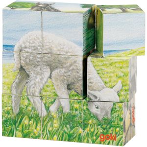 Goki Houten Blokpuzzel Boerderij
