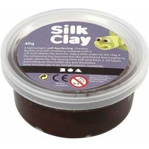 Silk Clay - Bruin, 40gr.