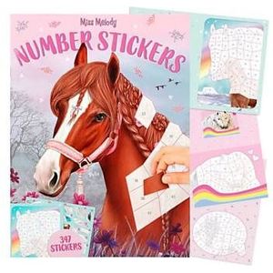 Miss Melody Nummer Stickers