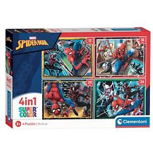 Marvel Spiderman Puzzels (4-in-1) - 12, 16, 20 en 24 stukjes