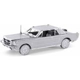 Metal Earth 1965 Ford Mustang Coupe Zilver Editie