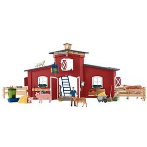 schleich FARM WORLD Grote Stal Rood  42606