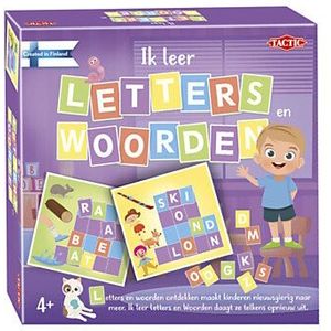 Tactic Ik Leer Letters en Woorden - Leerspel voor Kinderen vanaf 4 jaar - Leer het Alfabet en Vorm Woorden - Geschikt voor de Allerjongsten!