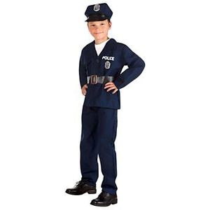Kinderkostuum Politieagent, 7-9 jaar
