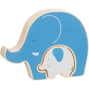 Goki Houten Puzzel Staand Olifant, 2st.