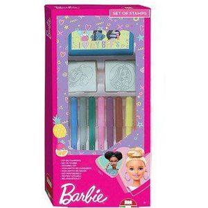 Barbie Stempelset met Viltstiften