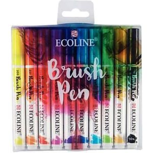 Talens Ecoline Brush Pen, 10st.