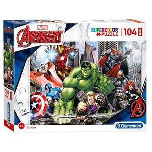 Clementoni Supercolor Maxi Legpuzzel Avengers 104 Stukjes