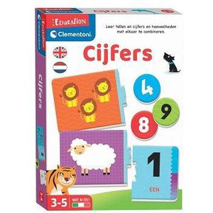 Leer tellen met Clementoni Education Cijfers - een educatief spel voor kinderen van 3-5 jaar