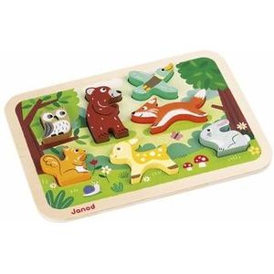 Janod Chunky Puzzel - Bosdieren