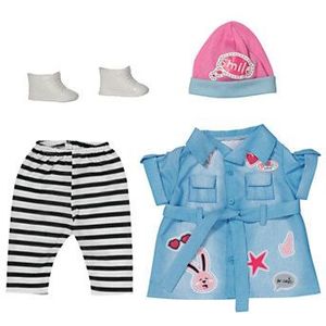 BABY Born Deluxe Jeansjurk - Poppenkleding 43 cm