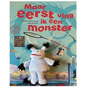 Maar eerst ving ik een monster (met vingerpopje)