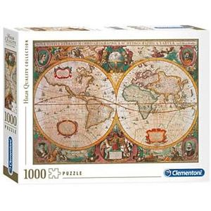Old Map Puzzel (1000 Stukjes) - Clementoni High Quality Collection