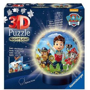 Paw Patrol Nachtlampje Puzzel (72 stukjes)