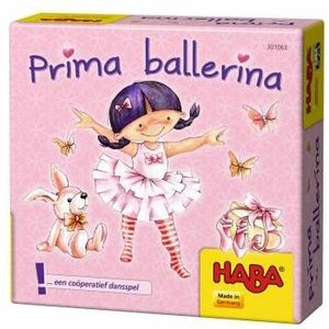 Haba Prima Ballerina - Bewegingsspel voor kinderen vanaf 4 jaar - Speelduur 10 minuten - 2 tot 6 spelers