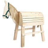 Small Foot Houten Paard + 3jr - Speel-/Rij-/Springpaard voor jonge en oudere ruiters