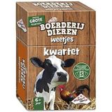 Identity Games Boerderijdieren Weetjes Kwartet - Voor 2-4 spelers vanaf 6 jaar - Extra grote kaarten