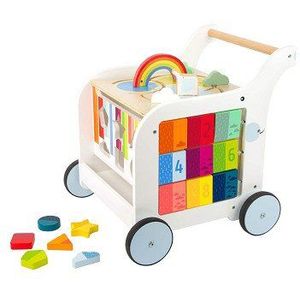 Small Foot - Houten Baby Walker Loopwagen Bloemen