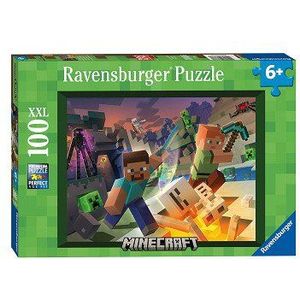 Monsters van Minecraft Puzzel (100 XXL Stukjes)