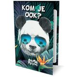 Uitnodigingen Animal Planet Panda, 6st.