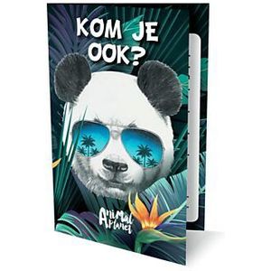 Uitnodigingen Animal Planet Panda, 6st.