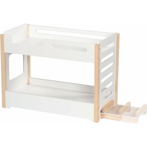 Goki - Houten Poppenstapelbed met Glijbaan