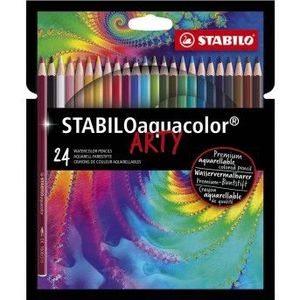 STABILO Aquacolor - Aquarel Kleurpotlood - ARTY - Set 24 St.